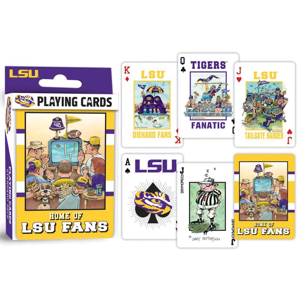 LSU Tigers Fan Deck Playing Cards - 54 Card Deck
