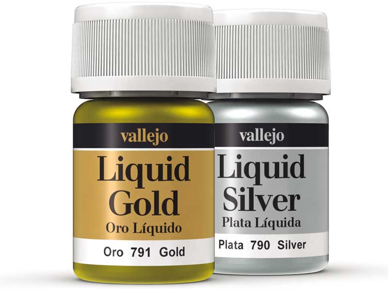 Vallejo - Liquid Gold Metallics - 35ml. (Online Order Only)