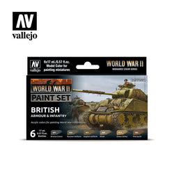 Model Color: WWII Paint Set - British Armour & Infantry