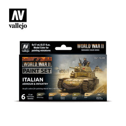 Model Color: WWII Paint Set - Italian Armour & Infantry
