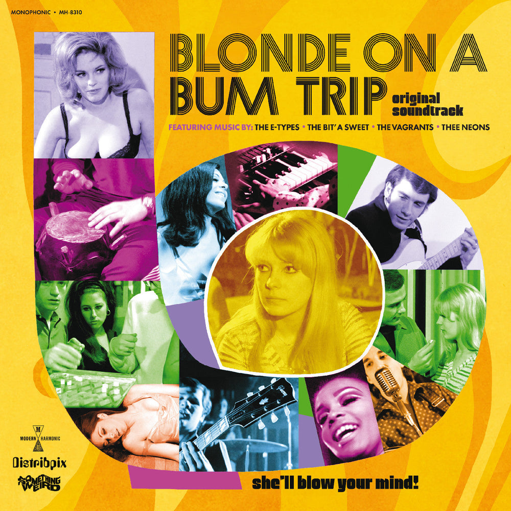 Blonde On A Bum Trip Original Soundtrack (Clear With Orange Swirl Vinyl) [Vinyl]