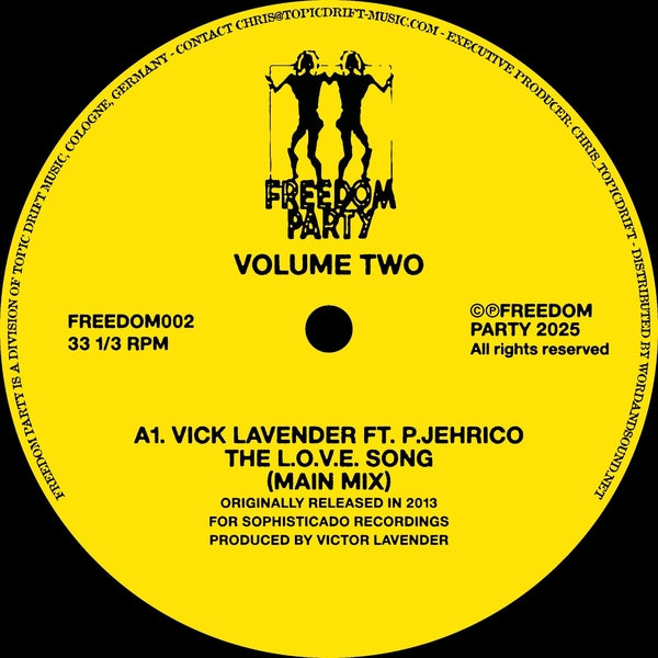 Freedom Party Vol. 2 [Vinyl] (ONLINE ORDER ONLY)