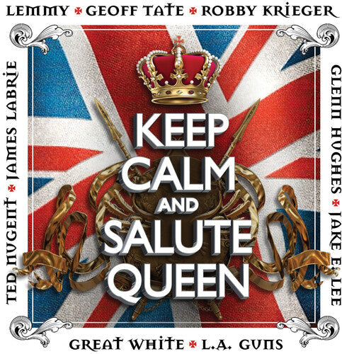 Various Artists - [Keep Calm & Salute Queen - red/ white [Vinyl] (ONLINE ORDER ONLY)