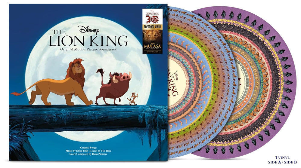 Various Artists - Lion King: 30th Anniversary (Original Soundtrack) (Limited Edition, Zoetrope Picture Disc Vinyl) [Import] [Vinyl] (ONLINE ORDER ONLY)