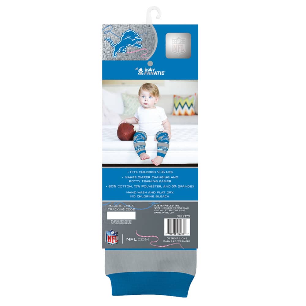 Detroit Lions Baby Leg Warmers (ONLINE ORDER ONLY)