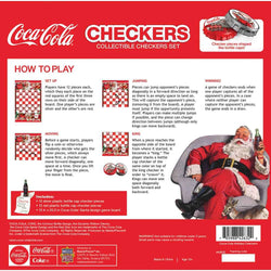 Coca-Cola Holiday Checkers Board Game