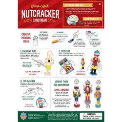 Holiday Craft Kit - Nutcracker Candyman Wood Craft & Paint Kit