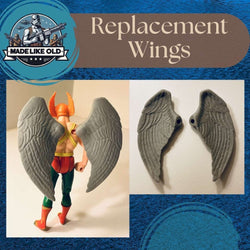 Vintage Kenner DC Super Powers Hawkman Wings 1984 Repro Part 1985 1986 (ONLINE ORDER ONLY)