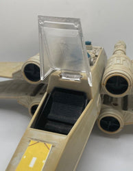 Vintage Star Wars X Wing fighter Canopy Glass Reproduction Part 1978 Kenner Toys (ONLINE ORDER ONLY)