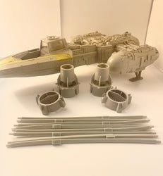 VINTAGE STAR WARS Y Wing Engine Set Complete Replacement Part REPRO 1983 Kenner Toys (ONLINE ORDER ONLY)