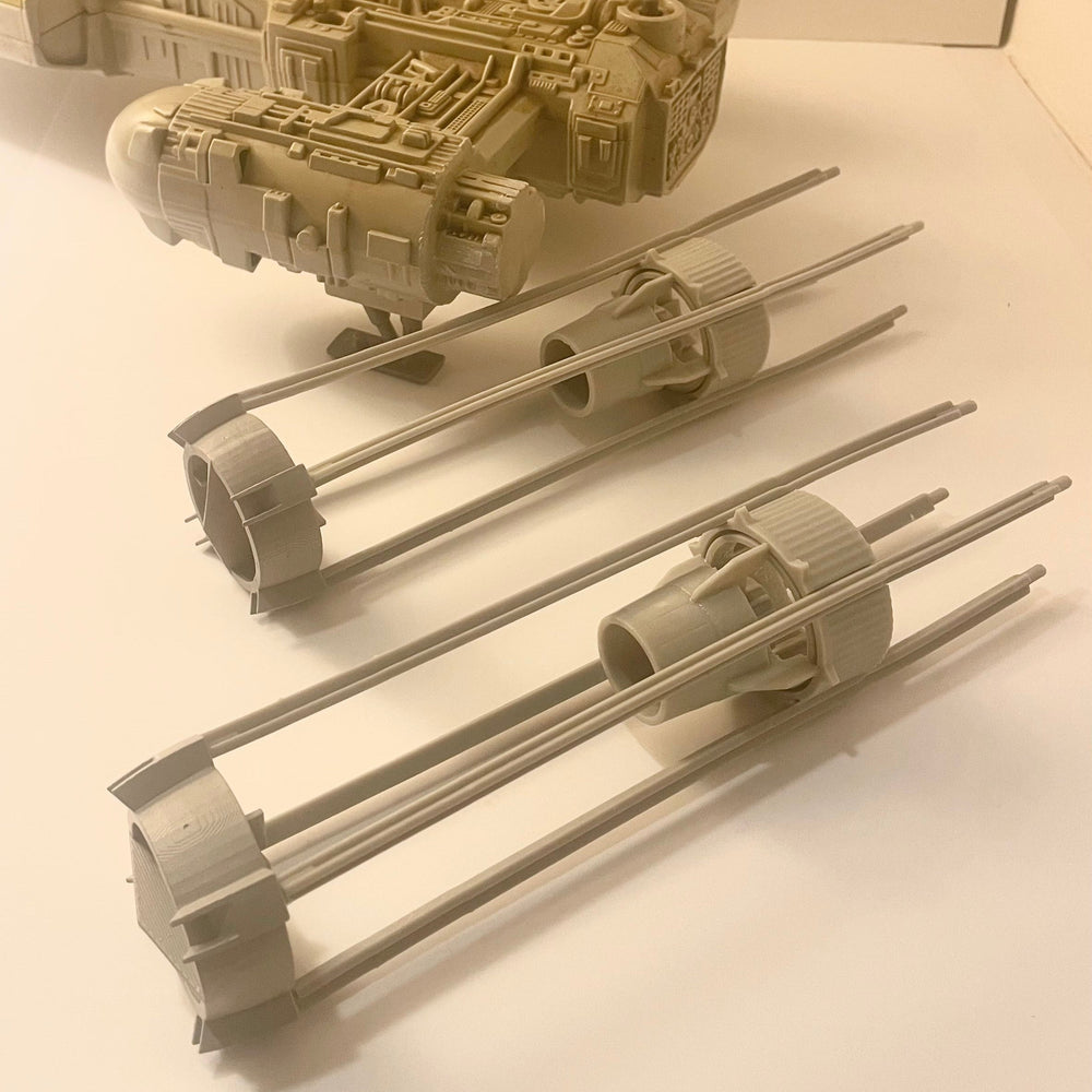 VINTAGE STAR WARS Y Wing Engine Set Complete Replacement Part REPRO 1983 Kenner Toys (ONLINE ORDER ONLY)