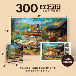 Campside - Unpacking Memories 300 Piece EZ Grip Jigsaw Puzzle