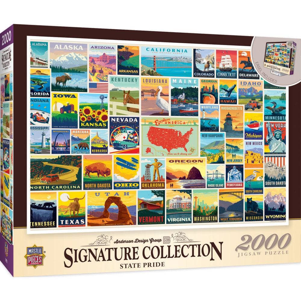 Signature Collection - State Pride 2000 Piece Jigsaw Puzzle