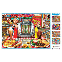 Flashbacks - Jukebox Jive 1000 Piece Jigsaw Puzzle