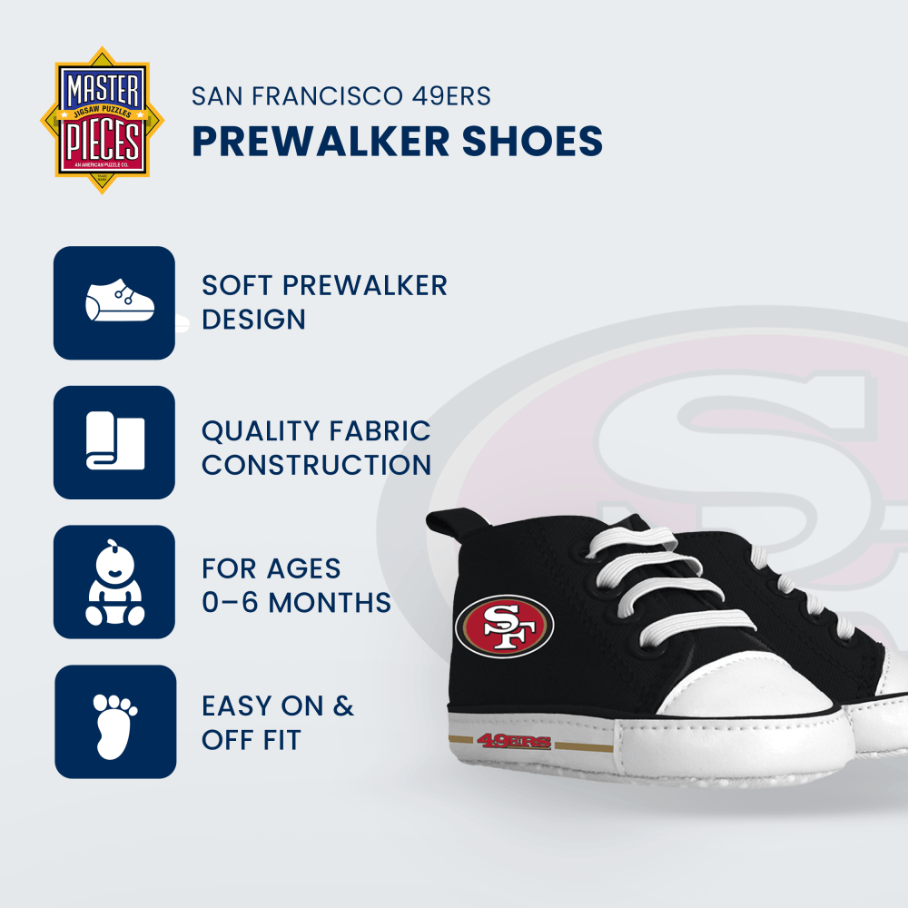 San Francisco 49ers Baby Shoes