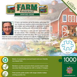 Farm & Country - Barnyard Crowd 1000 Piece Jigsaw Puzzle (ONLINE ORDER ONLY)