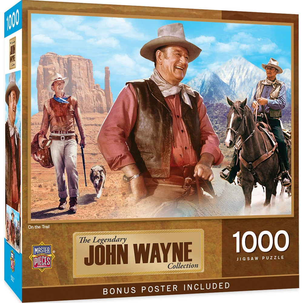 John Wayne Collection - On the Trail 1000 Piece Jigsaw Puzzle (ONLINE ORDER ONLY)