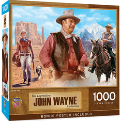 John Wayne Collection - On the Trail 1000 Piece Jigsaw Puzzle (ONLINE ORDER ONLY)