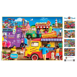 Food Truck Roundup - Carnival Treats 1000 Piece Jigsaw Puzzle