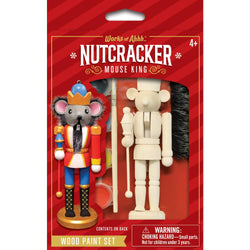 Nutcracker Mouse King Ornament Wood Paint Kit