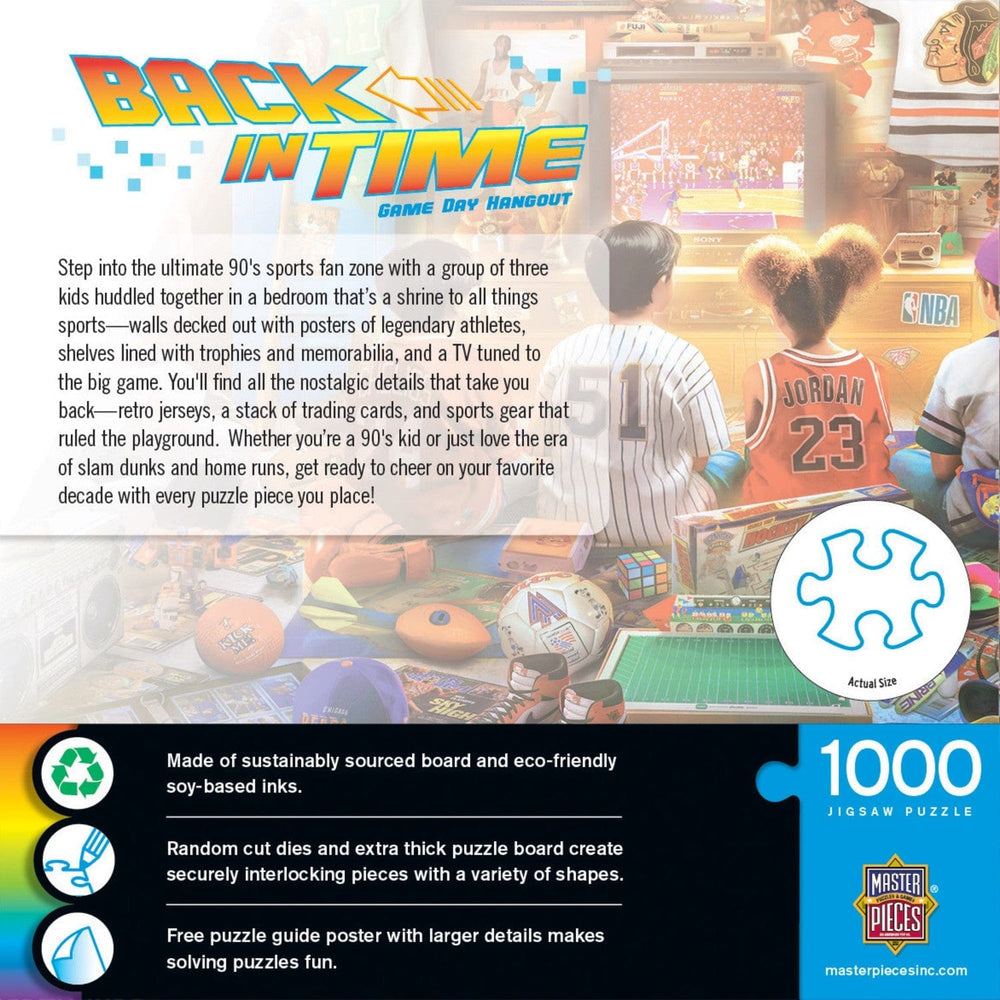 Back in Time - Game Day Hangout 1000 Piece Jigsaw Puzzle (ONLINE ORDER ONLY)