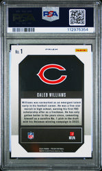 Graded 2024 Panini Prizm Caleb Williams #1 Emergent Green Prizm Rookie RC Football Card PSA 10 Gem Mint (ONLINE ORDER ONLY)