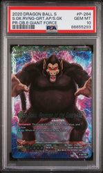 2020 DRAGON BALL SUPER S.GK.RVNG-GRT.AP/S.GK #P-264 - PSA 10 (Online Order Only)