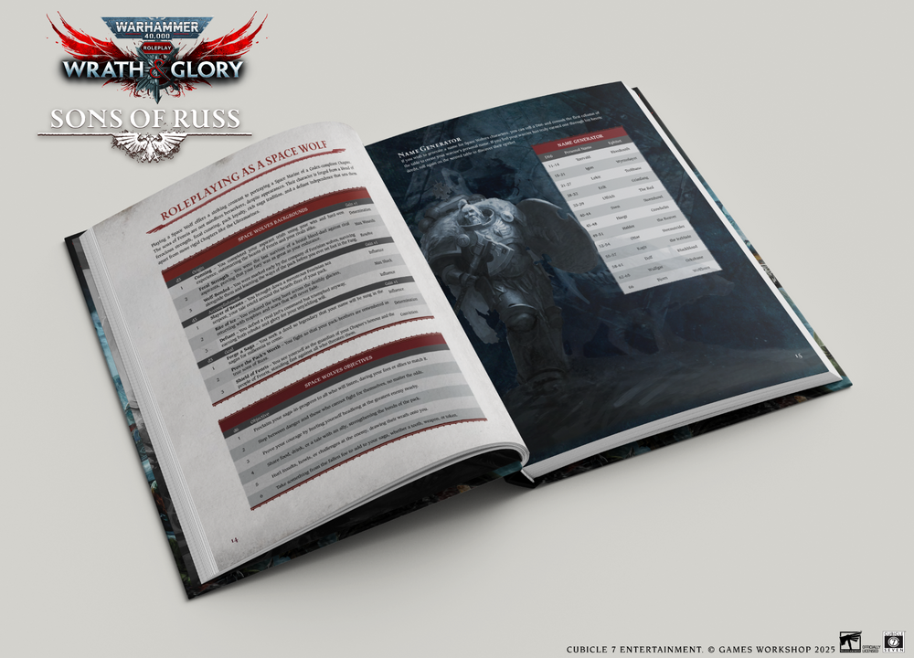 Warhammer 40K: Wrath & Glory RPG - Sons of Russ (Hardcover)