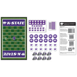 Kansas State Wildcats Checkers Board Game