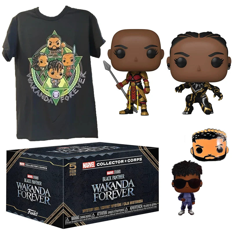 Marvel Collector Corps Box (Wakanda Forever, Shirt Size M, Unsealed) (Online Order Only)