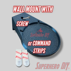 Wall Mount for McFarlane DC Multiverse Flight Stands – Securely Display Your Flying Figures (ONLINE ORDER ONLY)