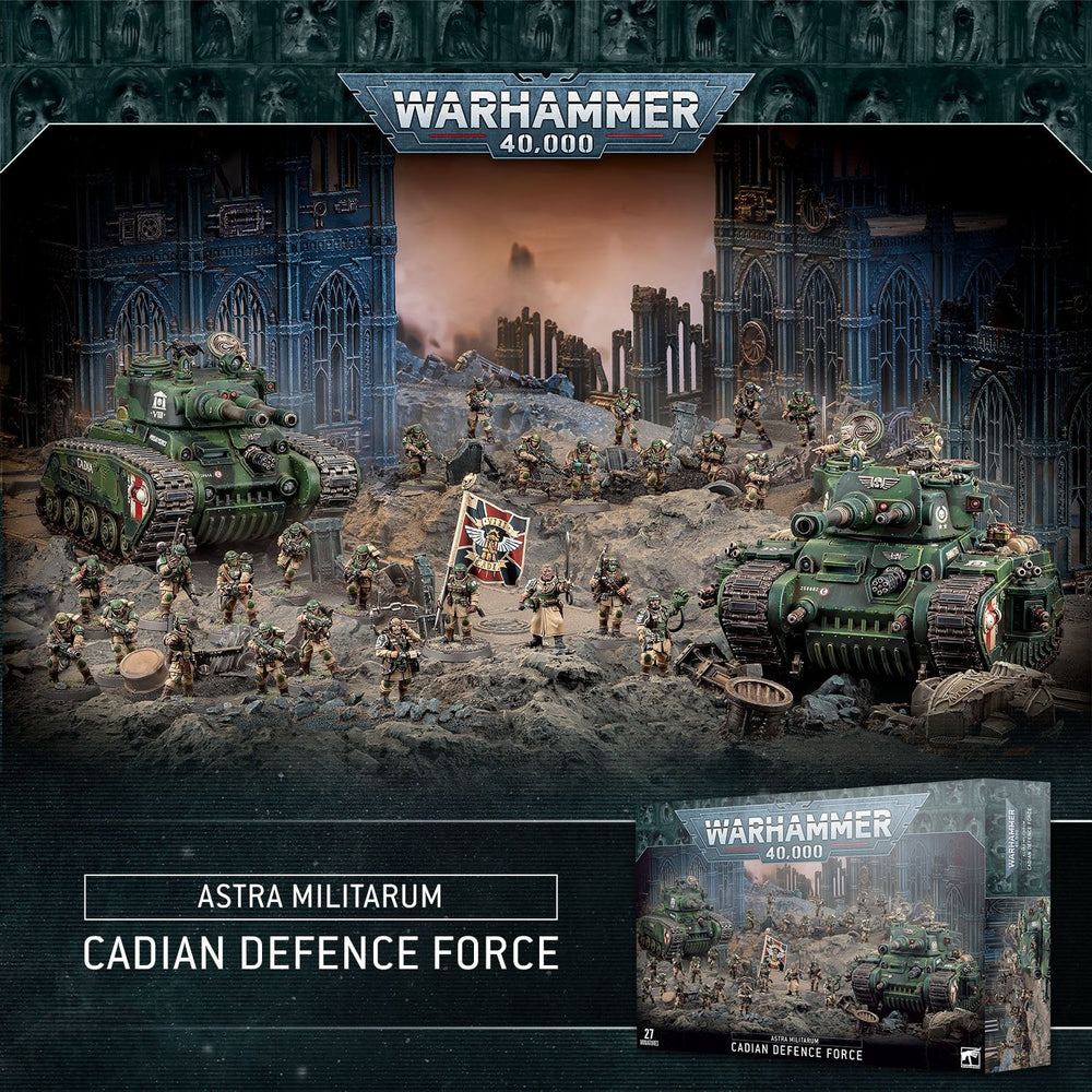 Warhammer 40k Astra Militarum: Cadian Defense Force (ONLINE ORDER ONLY)