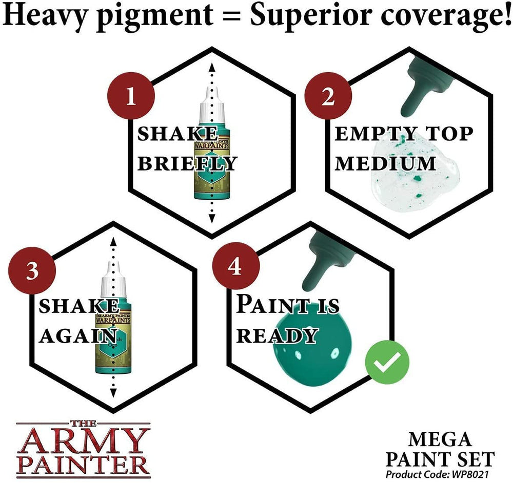 The Army Painter - Warpaints Mega Paint Set (Online Order Only)