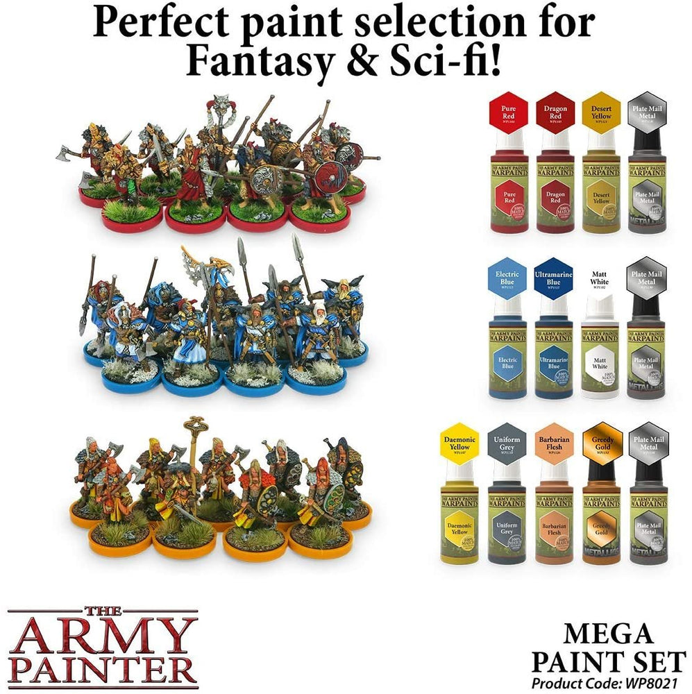 The Army Painter - Warpaints Mega Paint Set (Online Order Only)
