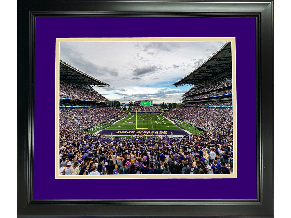 Framed Husky Stadium Washington Huskies 11"x14" NCAA Football Photo Professionally Matted