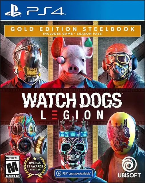 Watch Dogs Legion Gold Edition Steelbook (PlayStation 4) (Online Order Only)