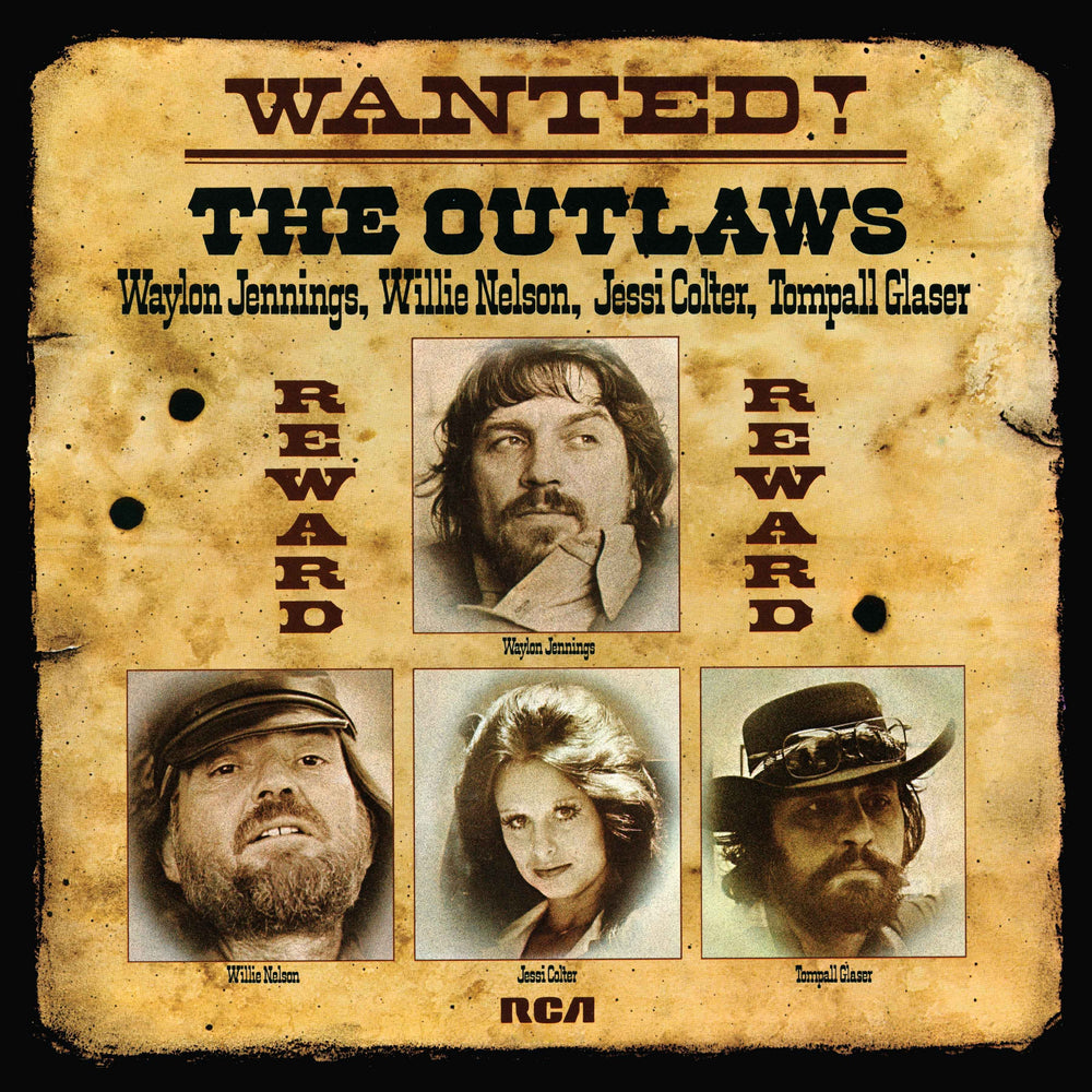 PRE-ORDER Waylon Jennings & Nelson Colter Glaser - Wanted! The Outlaws (50Th Anniversary) [Gold Vinyl] [Vinyl] (ONLINE ORDER ONLY)