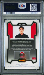 Graded 2024 Panini Prizm Draft Picks Julian Sayin #193 Rookie RC Football Card PSA 10 Gem Mint