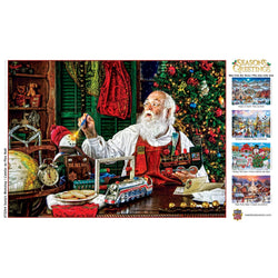 Season's Greetings - Santa's Workshop 1000 Piece Jigsaw Puzzle (ONLINE ORDER ONLY)