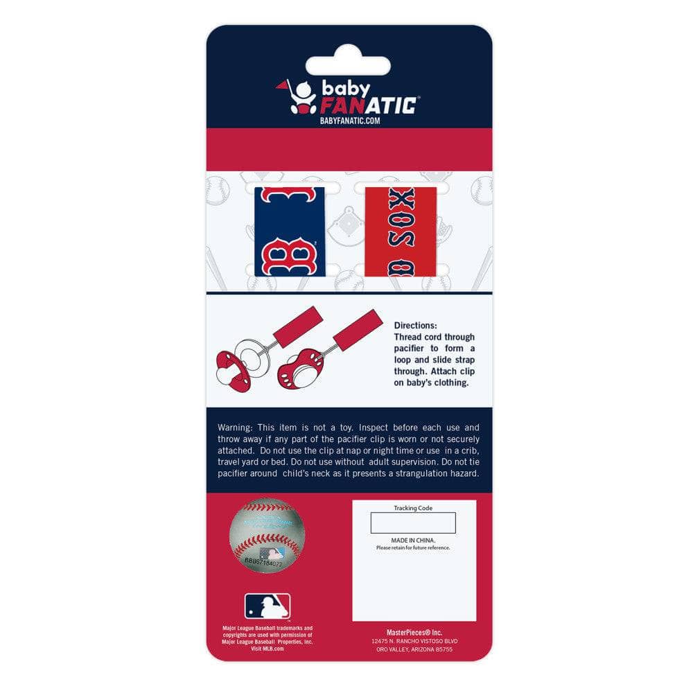 Boston Red Sox - Pacifier Clip 2-Pack