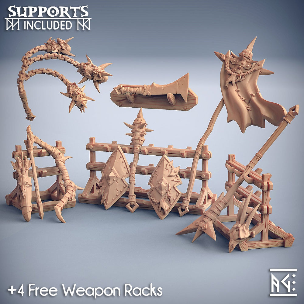 3D Printed Artisan Guild Standalone Hands and Weapons Bonegnasher Gnolls 28mm 32mm (Online Only)