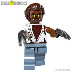 The Wolf Man Horror Movie Werewolf Lego Custom Minifigures (ONLINE ORDER ONLY)