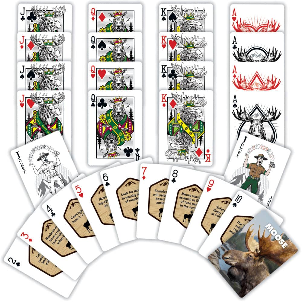 Moose Playing Cards - 54 Card Deck