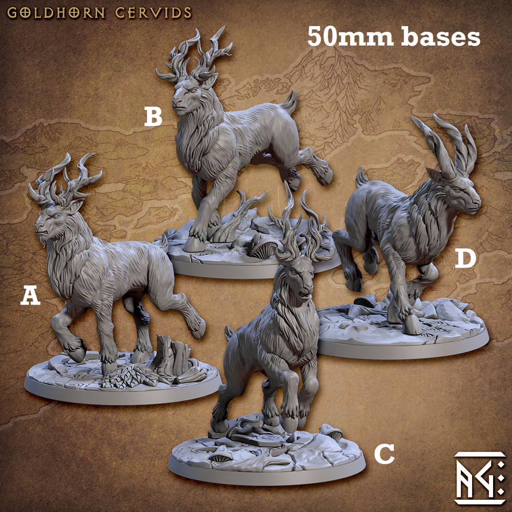 Wild Goldhorn Cervids (Online Only)