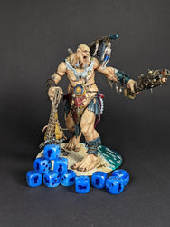 Giant Footprint Dice - Blue Frost (ONLINE ORDER ONLY)