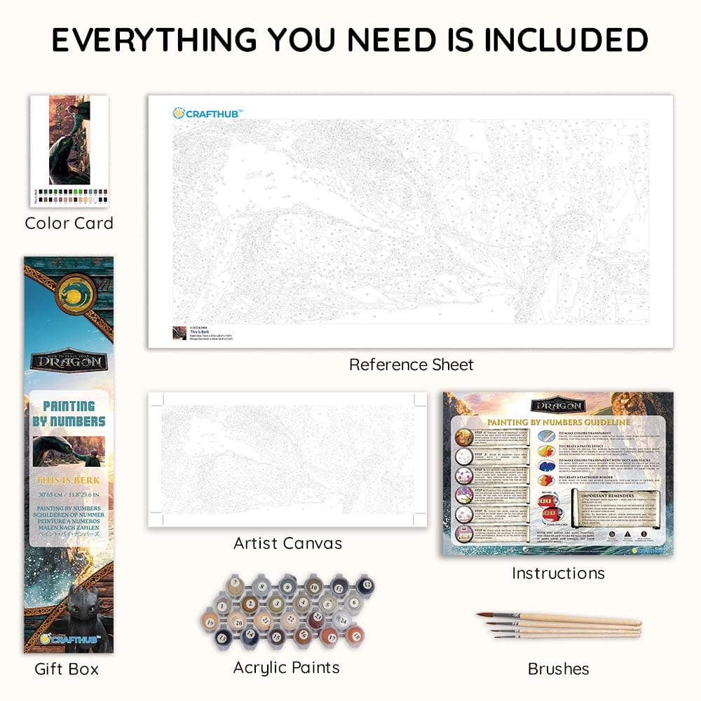 This Is Berk - Paint By Numbers Kit (ONLINE ORDER ONLY)