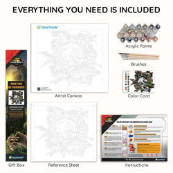 Jurassic Icons - Paint By Numbers Kit (ONLINE ORDER ONLY)