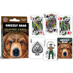 Grizzly Bear Playing Cards - 54 Card Deck