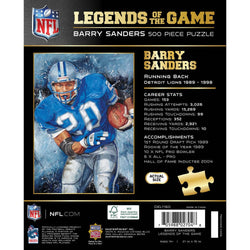 Legends of the Game - Barry Sanders 500 Piece Jigsaw Puzzle