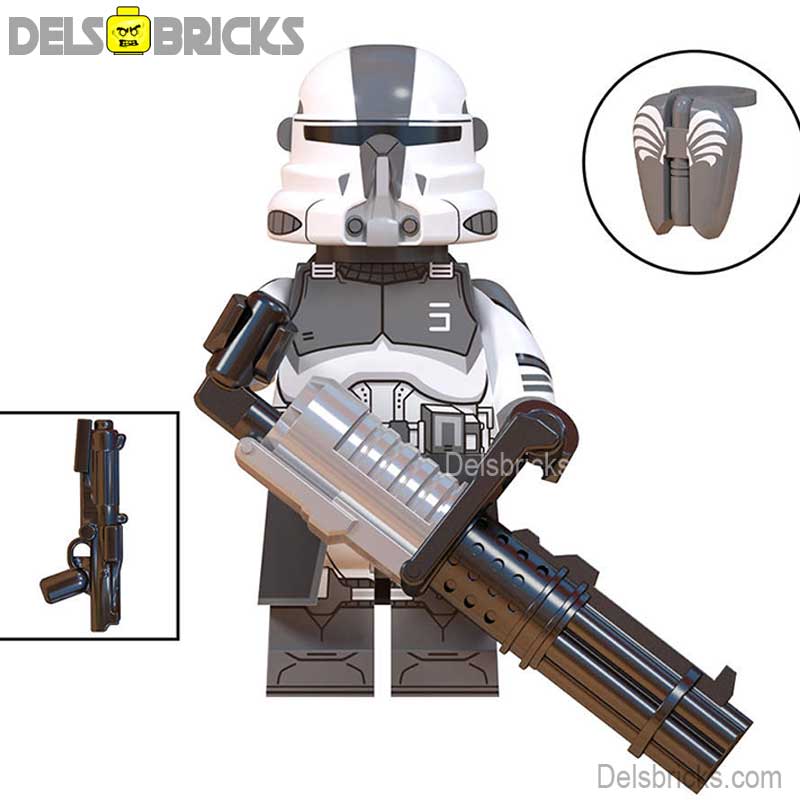 Heavy Infantry Wolf pack Clone Trooper Lego Star Wars Minifigures (ONLINE ORDER ONLY)